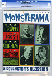 MONSTERAMA #1 (1991) CGC NM+ 9.6 WHT Pgs FORRY ACKERMAN
