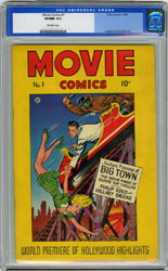 MOVIE COMICS #1 (1946) CGC VF/NM 9.0 OW Pgs BIG TOWN