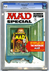 MAD SPECIAL #15 (1974) CGC NM/MT 9.8 OW Pgs NOSTALGIC 3