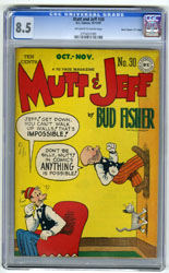 MUTT AND JEFF #30 (1947) CGC VF+ 8.5 OWW Pgs "D" COPY