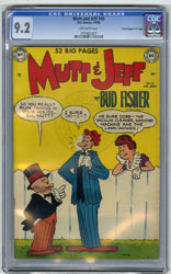 MUTT AND JEFF #45 (1950) CGC NM- 9.2 OW Pgs "D" COPY