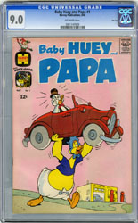 BABY HUEY AND PAPA #1 (1962) CGC VF/NM 9.0 OW Pgs FILE