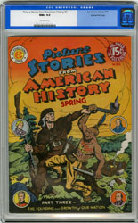 PICTURE STORIES/AMERICAN HISTORY #3 CGC NM+ 9.6 OWp GF