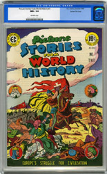 PICTURE STORIES FROM WORLD HISTORY #2 CGC NM+ 9.6 OW GF