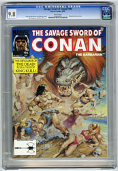 SAVAGE SWORD OF CONAN #196 (1992) CGC NM/MT 9.8 WHT Pgs