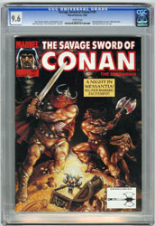 SAVAGE SWORD OF CONAN #197 (1992) CGC NM+ 9.6 WHT Pgs