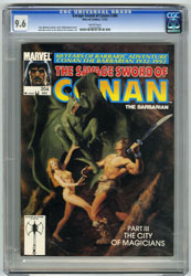 SAVAGE SWORD OF CONAN #204 (1992) CGC NM+ 9.6 WHT Pgs