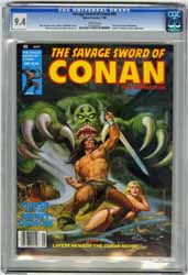 SAVAGE SWORD OF CONAN  #48 (1980) CGC NM 9.4 WHT Pgs