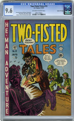 TWO-FISTED TALES #19 (1951) CGC NM+ 9.6 OWW Pgs Gaines