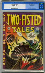 TWO-FISTED TALES #27 (1952) CGC NM/MT 9.8 OW Pgs GAINES
