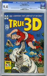 TRUE 3-D #1 (1953) CGC NM 9.4 COW Pgs FILE COPY