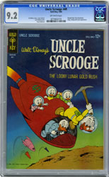UNCLE SCROOGE #49 CGC NM- 9.2 OW Pgs BARKS 1964