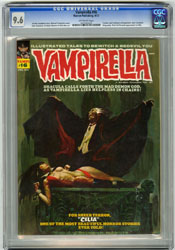 VAMPIRELLA #16 (1972) CGC NM+ 9.6 OW Pgs SANJULIAN Cvr