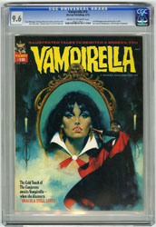 VAMPIRELLA #18 (1972) CGC NM+ 9.6 COW Pg Enrich DRACULA