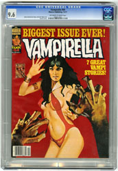 VAMPIRELLA #64 (1977) CGC NM+ 9.6 OWW Pgs ENRICH Cover