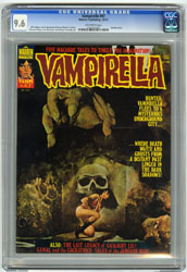 VAMPIRELLA #47 (1975) CGC NM+ 9.6 OW Pgs ENRICH COVER
