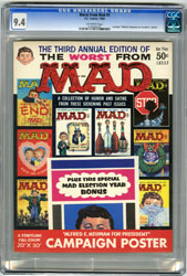 WORST FROM MAD #3 (1960) CGC NM 9.4 OW Pgs AEN for PREZ