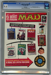 WORST FROM MAD #6 UK EDITION (1963) CGC NM 9.4 WHITE Pg