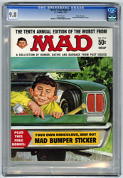 WORST FROM MAD #10 (1967) CGC NM/MT 9.8 WHT Pgs GAINES
