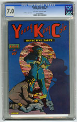 YOUNG KING COLE #1 (1945) CGC FN/VF 7.0 OWW Pgs WILCOX