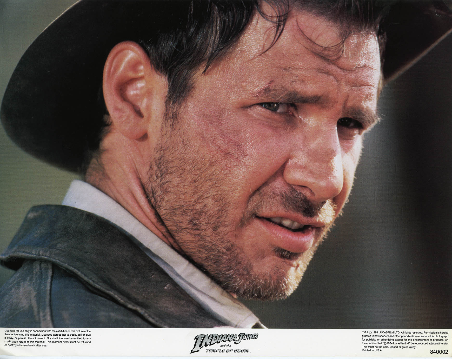INDIANA JONES AND THE TEMPLE OF DOOM Lobby Card Set