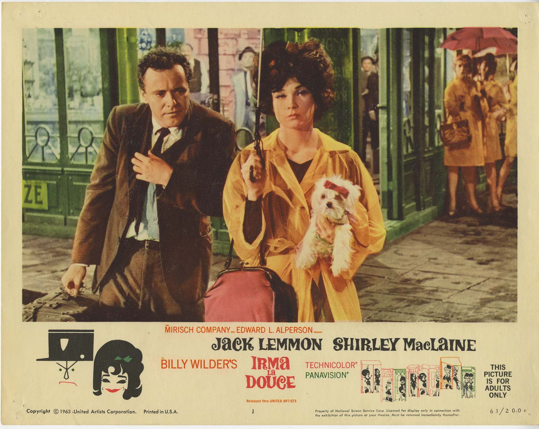 IRMA LA DOUCE Lobby Card Set JACK LEMMON 1963 MacLAINE