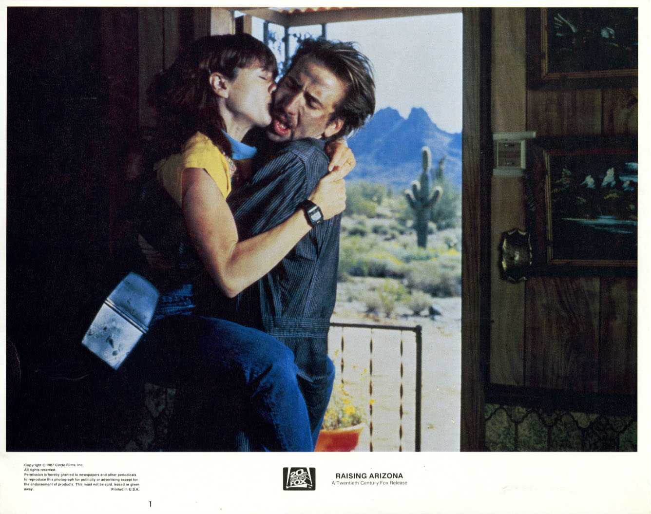 RAISING ARIZONA Lobby Card Set (1987) - NICOLAS CAGE