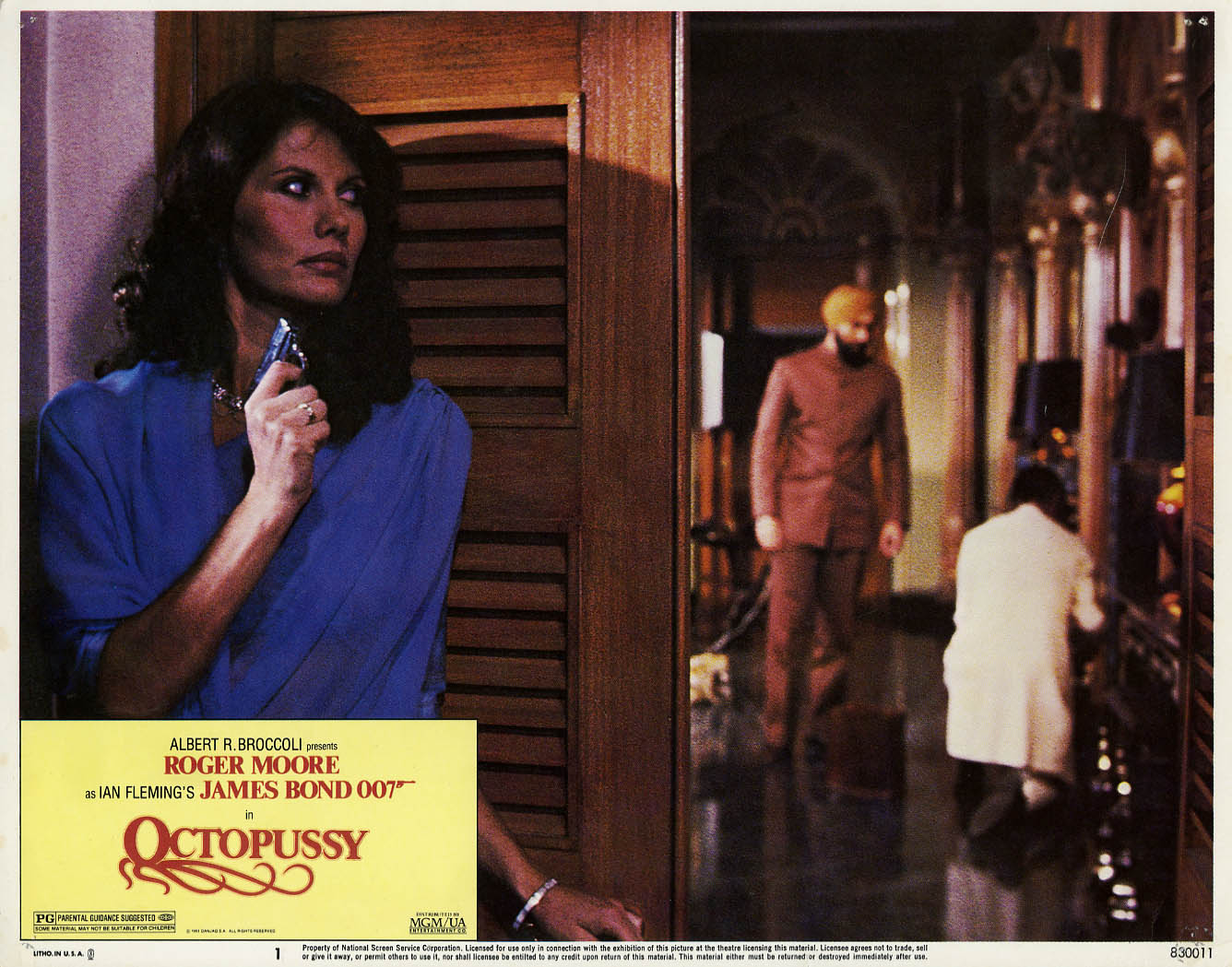 OCTOPUSSY Lobby Card Set (1983) JAMES BOND  ROGER MOORE
