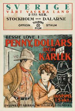 PENNY OF TOP HILL TRAIL 1921 - SWEDISH ONE SHEET Poster