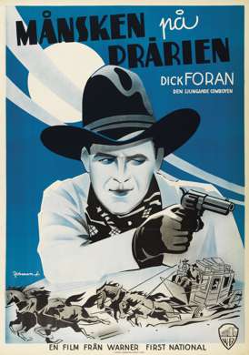 MOONLIGHT ON THE PRAIRIE - 1935 SWEDISH ONE SHEET