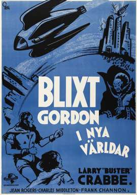 FLASH GORDON'S TRIP TO MARS - 1938 SWEDISH 1-SHEET