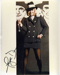 FAYE DUNAWAY AUTOGRAPH on BONNIE & CLYDE PHOTOGRAPH
