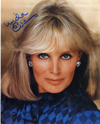 LINDA EVANS AUTOGRAPH on DYNASTY PHOTOGRAPH