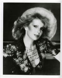 ABBE LANE AUTOGRAPH on PORTRAIT PHOTOGRAPH