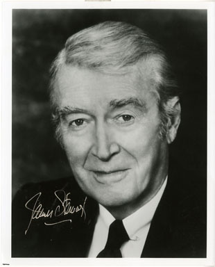 JAMES STEWART AUTOGRAPH on PORTRAIT PHOTOGRAPH Harvey