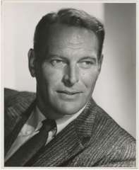 JOHN ENGSTEAD - Vintage Photo of LEIF ERICKSON - 1959