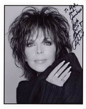 CAROL BAYER SAGER AUTOGRAPH on PORTRAIT PHOTOGRAPH