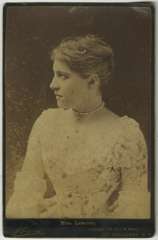 LILLIE LANGTRY 1884 Cabinet Card by JOSE MARIA MORA