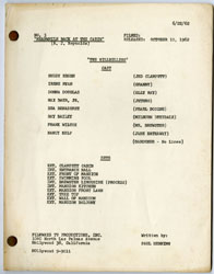 BEVERLY HILLBILLIES Ep #3 SCRIPT - BUDDY EBSEN SIGNED