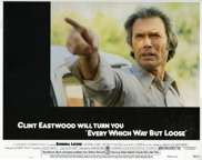 EVERY WHICH WAY BUT LOOSE Lobby card set CLINT EASTWOOD