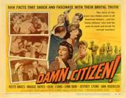 DAMN CITIZEN! Lobby card set of 8 (Universal 1958)