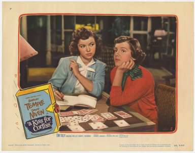 A KISS FOR CORLISS Lobby Card 1949 SHIRLEY TEMPLE