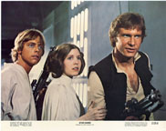 STAR WARS (1977) LOBBY CARD SET (8) RARE 1st PRINT 21-0