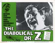 THE DIABOLICAL DR. Z (1966) VF Lobby Card Set