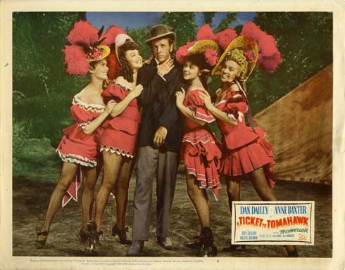 A TICKET TO TOMAHAWK (1950) Lobby Card MARILYN MONROE!!
