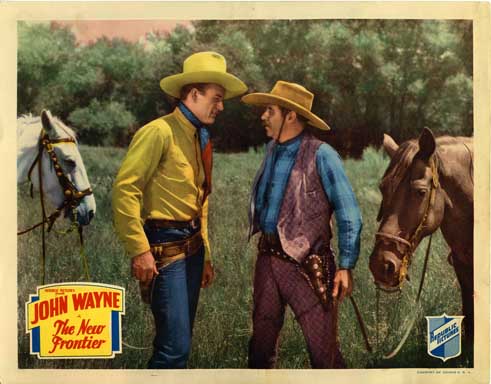 THE NEW FRONTIER (1935) Lobby Card JOHN WAYNE