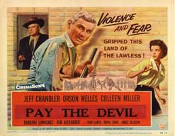MAN IN THE SHADOW (1958)  Lobby Card Set JEFF CHANDLER