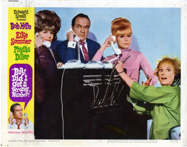 BOY DID I GET A WRONG NUMBER  LOBBY CARD #8 ELKE SOMMER
