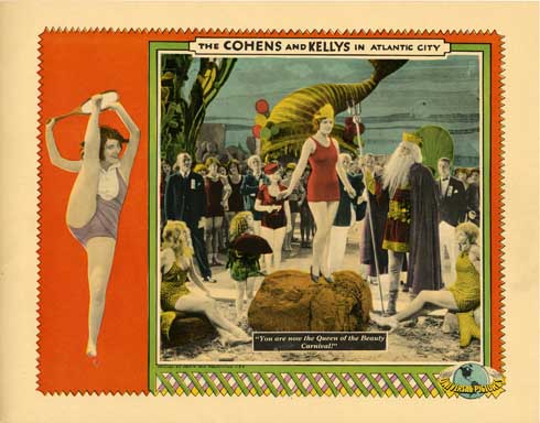 THE COHENS AND KELLYS IN ATLANTIC CITY (1929) LobbyCard