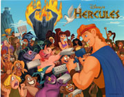 DISNEY'S HERCULES (1997) - LOBBY CARD SET OF 12 WOODS